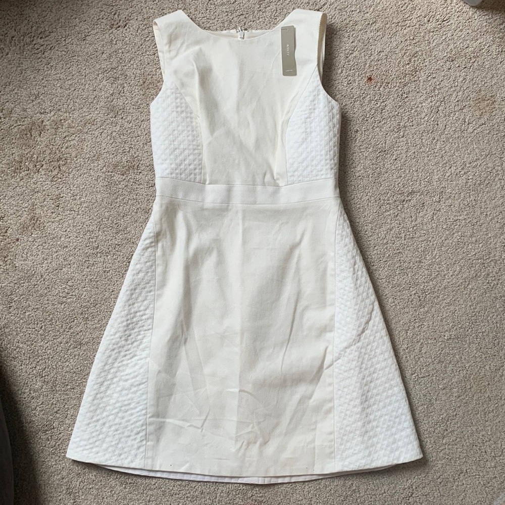 NWT J Crew off white dress size 4P